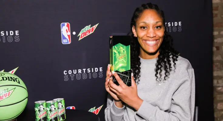 A'ja Partners with Mountain Dew