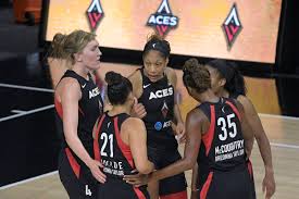 The Aces beat the Liberty